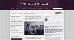 Desktop Screenshot of amherststudent.amherst.edu